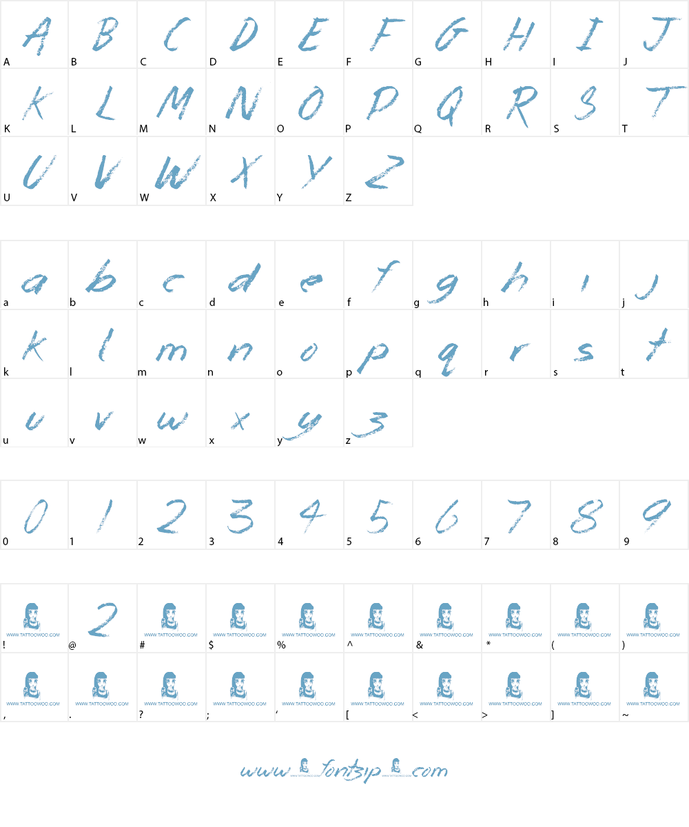 Monster Unleashed Font Character